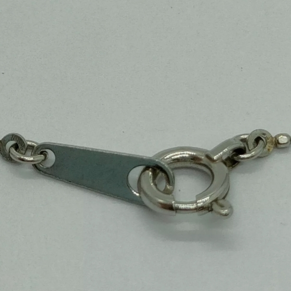 Necklace   Diamond 0.12ct Platinum - Picture 8 of 9